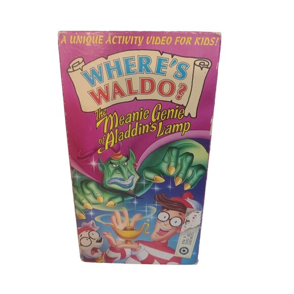 Goodtimes VHS Tape Movie Wheres Waldo The Meanie Genie Of Aladdins Lamp 1982 - Picture 1 of 5